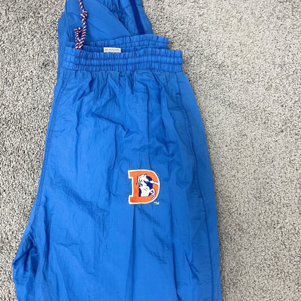 Vintage Broncos Windbreaker Pants Large